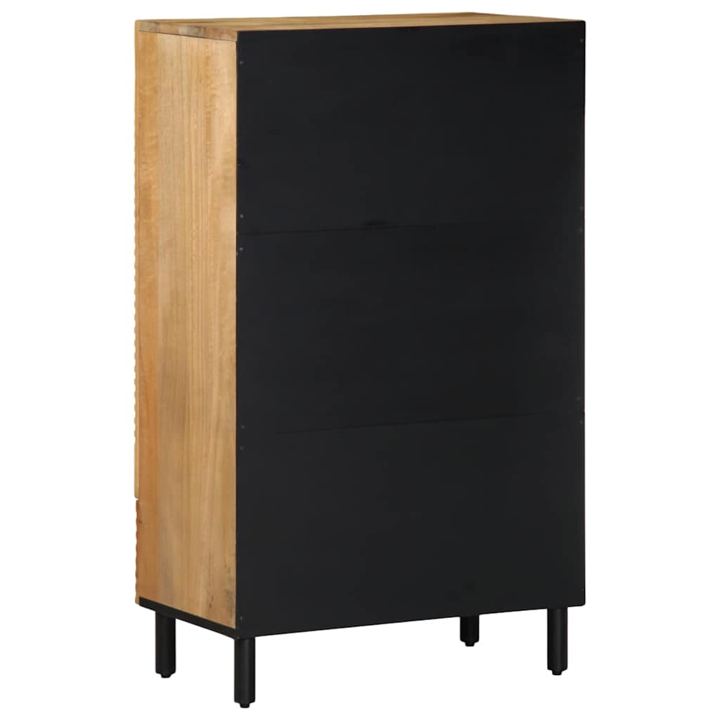 Credenza Marrone 60x33x100 cm in Legno Massello di Mango