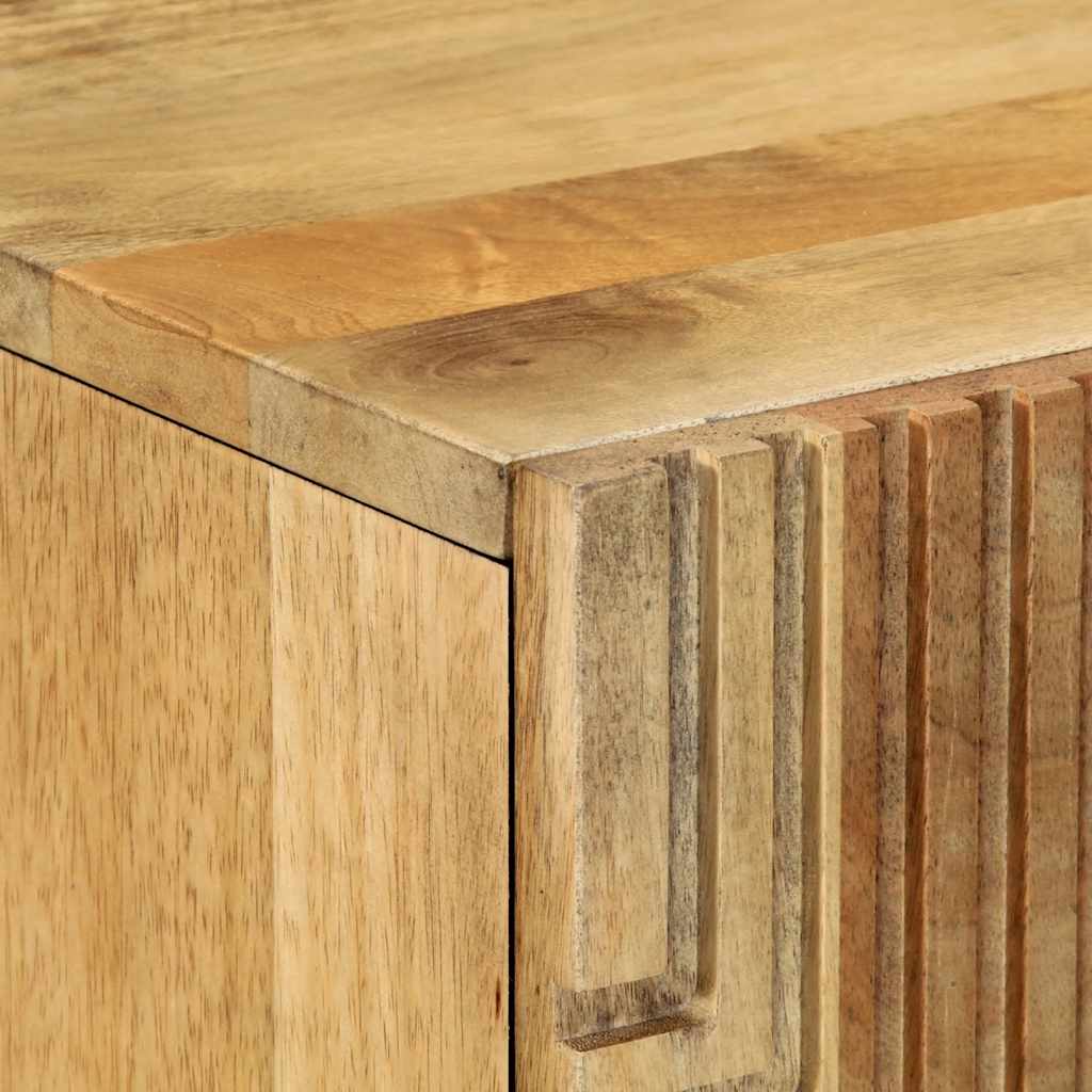 Credenza Marrone 60x33x100 cm in Legno Massello di Mango