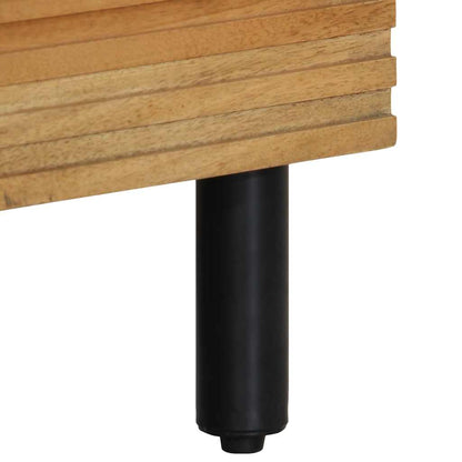Credenza Marrone 60x33x100 cm in Legno Massello di Mango