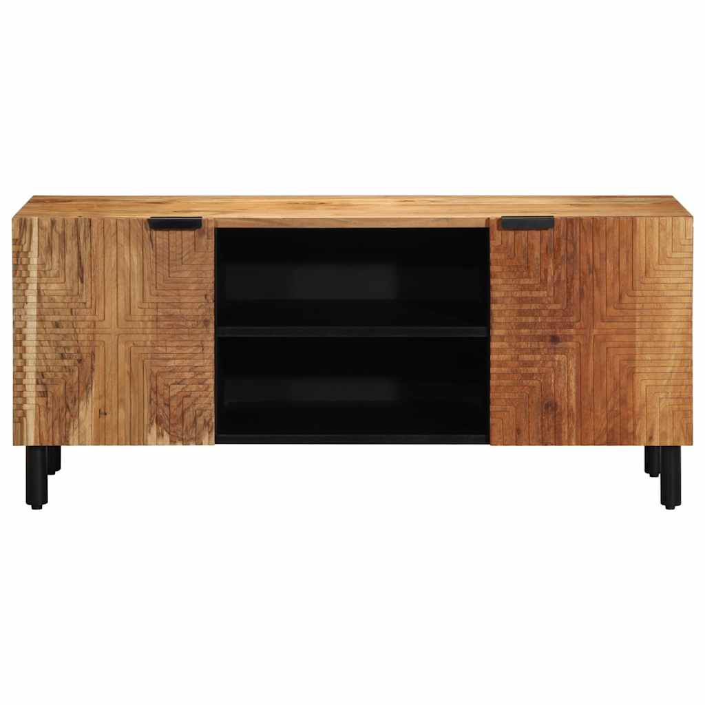Mobile Porta TV 105x33x46 cm in Legno Massello di Acacia - homemem39