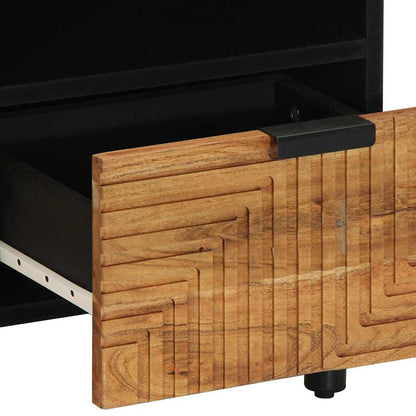 Mobile Porta TV 70x33x46 cm in Legno Massello di Acacia - homemem39