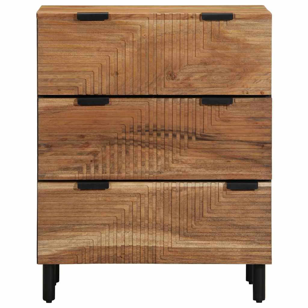 Credenza 60x33x75 cm in Legno Massello di Acacia | homemem39