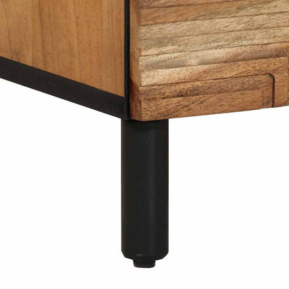 Credenza 60x33x75 cm in Legno Massello di Acacia | homemem39