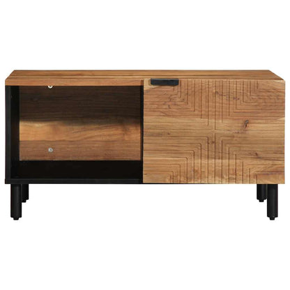 Tavolino da Salotto 80x50x40 cm Legno Massello di Acacia | homemem39