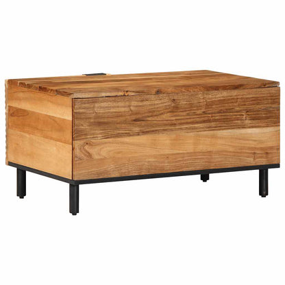Tavolino da Salotto 80x50x40 cm Legno Massello di Acacia | homemem39
