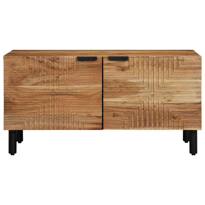 Tavolino da Salotto 80x50x40 cm Legno Massello di Acacia