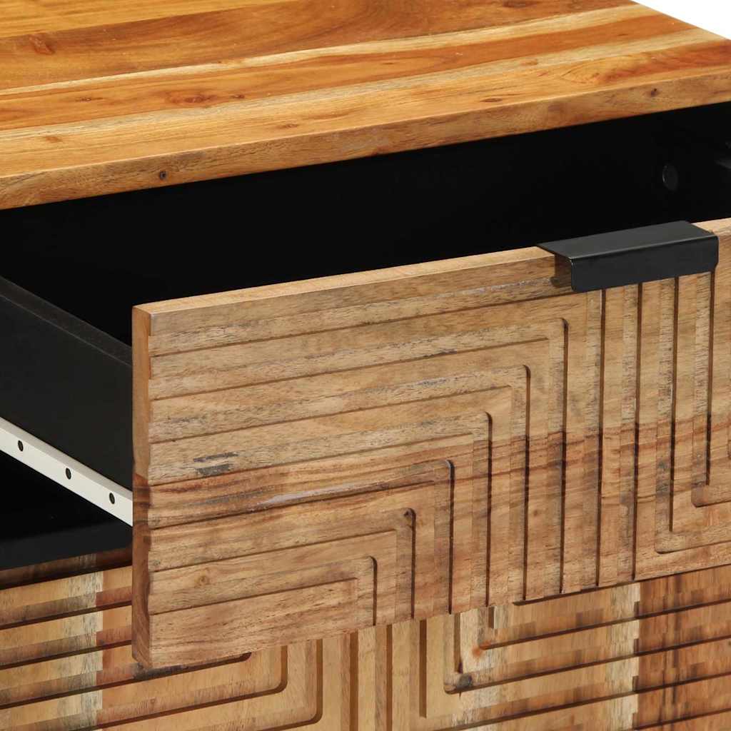 Armadio da Notte con cassetto Marrone 50 x 33 x 60 cm - homemem39