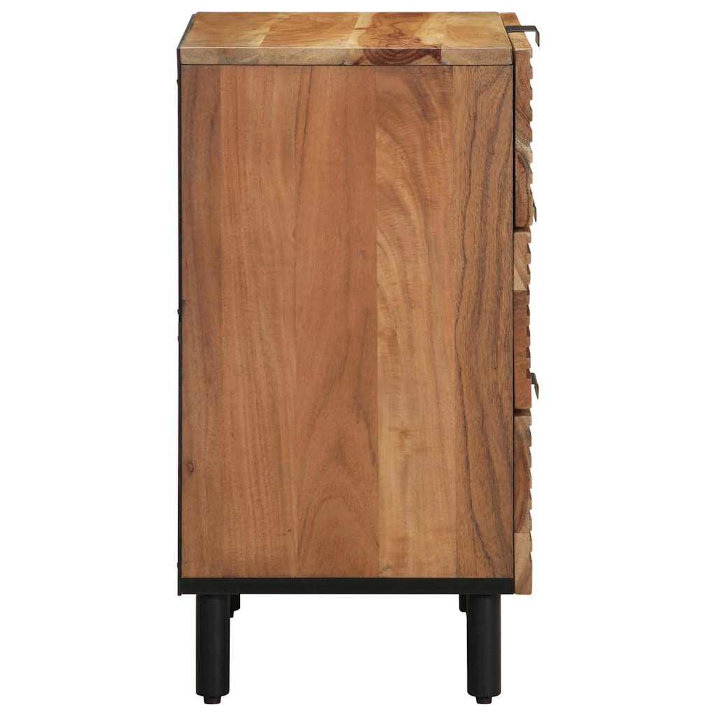 Armadio da Notte con cassetto Marrone 50 x 33 x 62 cm | homemem39