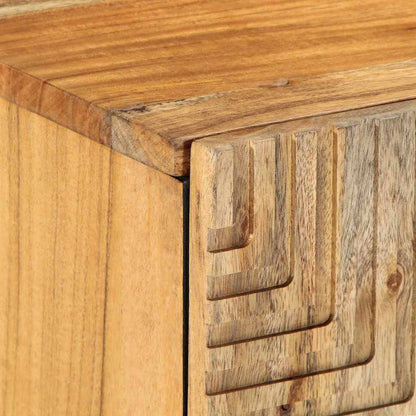 Mobile TV Marrone 105 x 33.5 x 46 cm Legno massello di acacia - homemem39