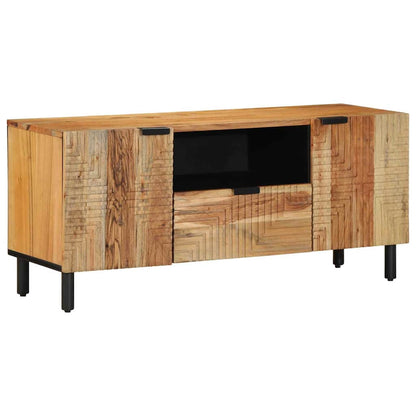 Mobile TV Marrone 105 x 33.5 x 46 cm Legno massello di acacia - homemem39