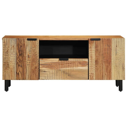 Mobile TV Marrone 105 x 33.5 x 46 cm Legno massello di acacia - homemem39