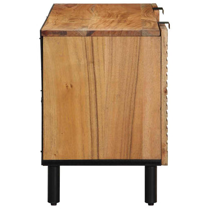 Mobile TV Marrone 105 x 33.5 x 46 cm Legno massello di acacia - homemem39