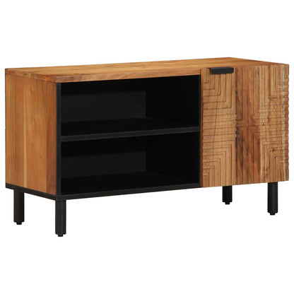 Mobile TV Marrone 80 x 31.5 x 46 cm Legno massello di acacia - homemem39