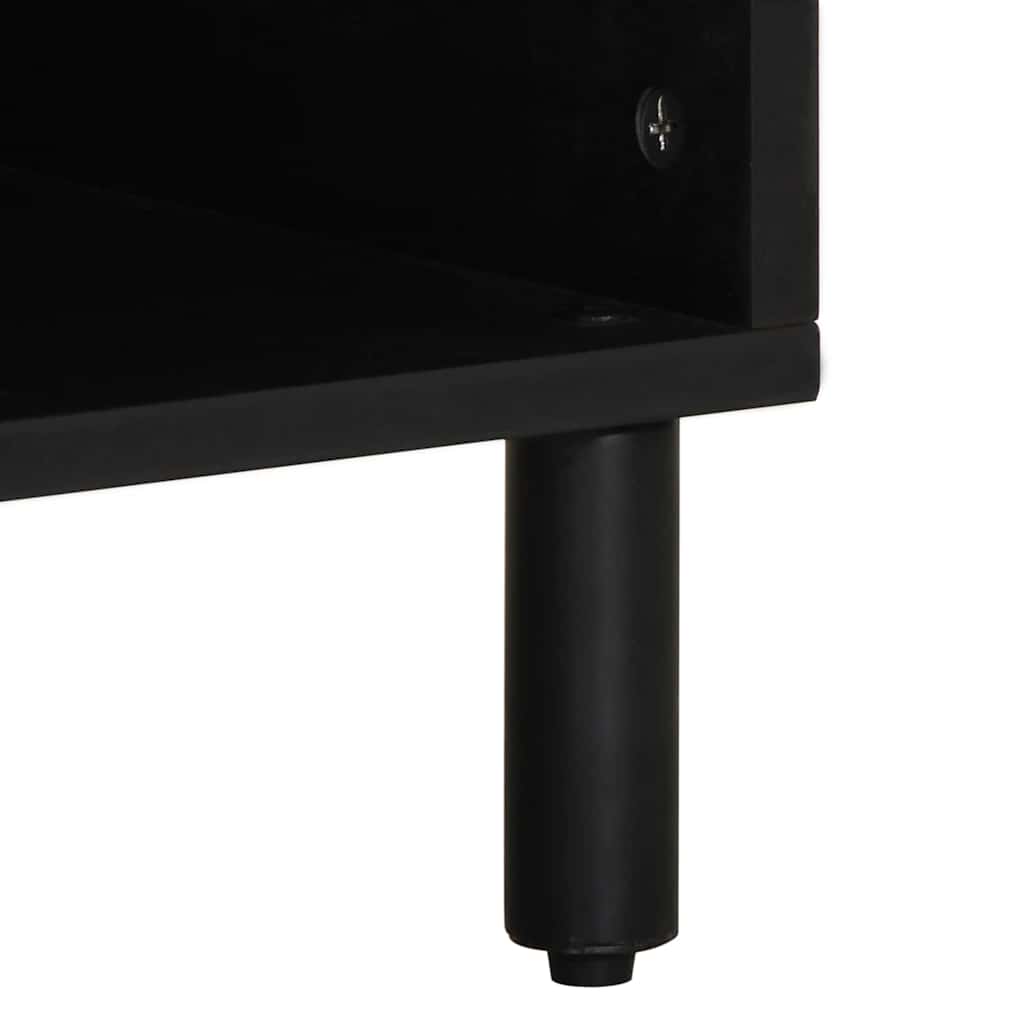 Mobile TV Marrone 100 x 33.5 x 46 cm Legno massello di acacia - homemem39