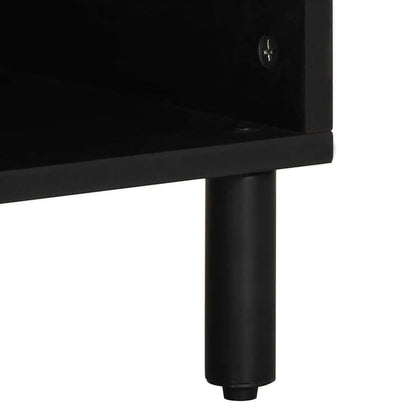 Mobile TV Marrone 100 x 33.5 x 46 cm Legno massello di acacia - homemem39