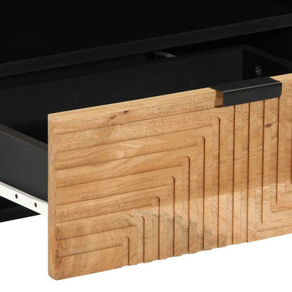 Mobile TV Marrone 80 x 33 x 46 cm Legno di mango massello