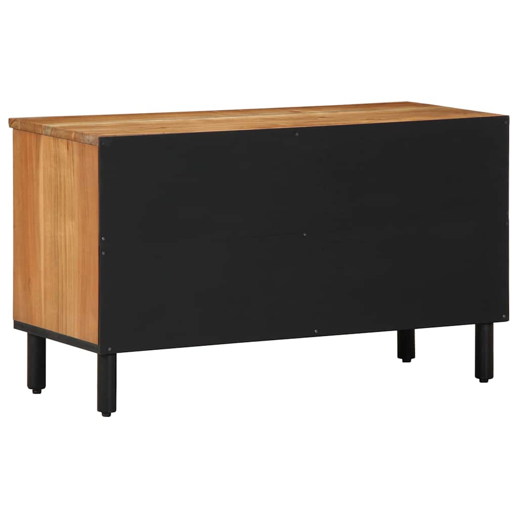 Mobile TV Marrone 80 x 33 x 46 cm Legno di mango massello