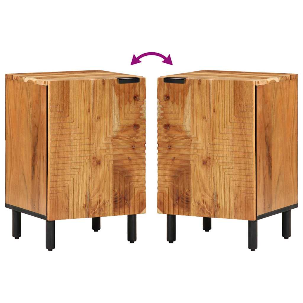 Mobile da Bagno Marrone 38 x 33 x 58 cm Legno di mango massello | homemem39