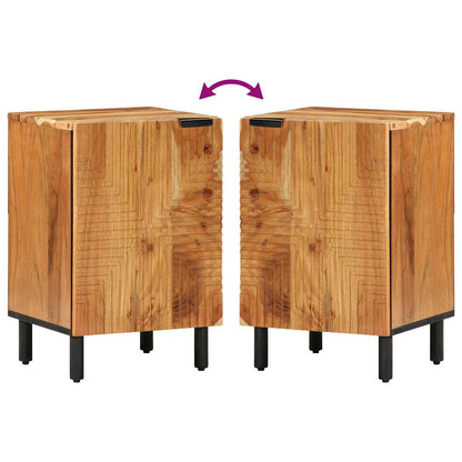 Mobile da Bagno Marrone 38 x 33 x 58 cm Legno di mango massello | homemem39