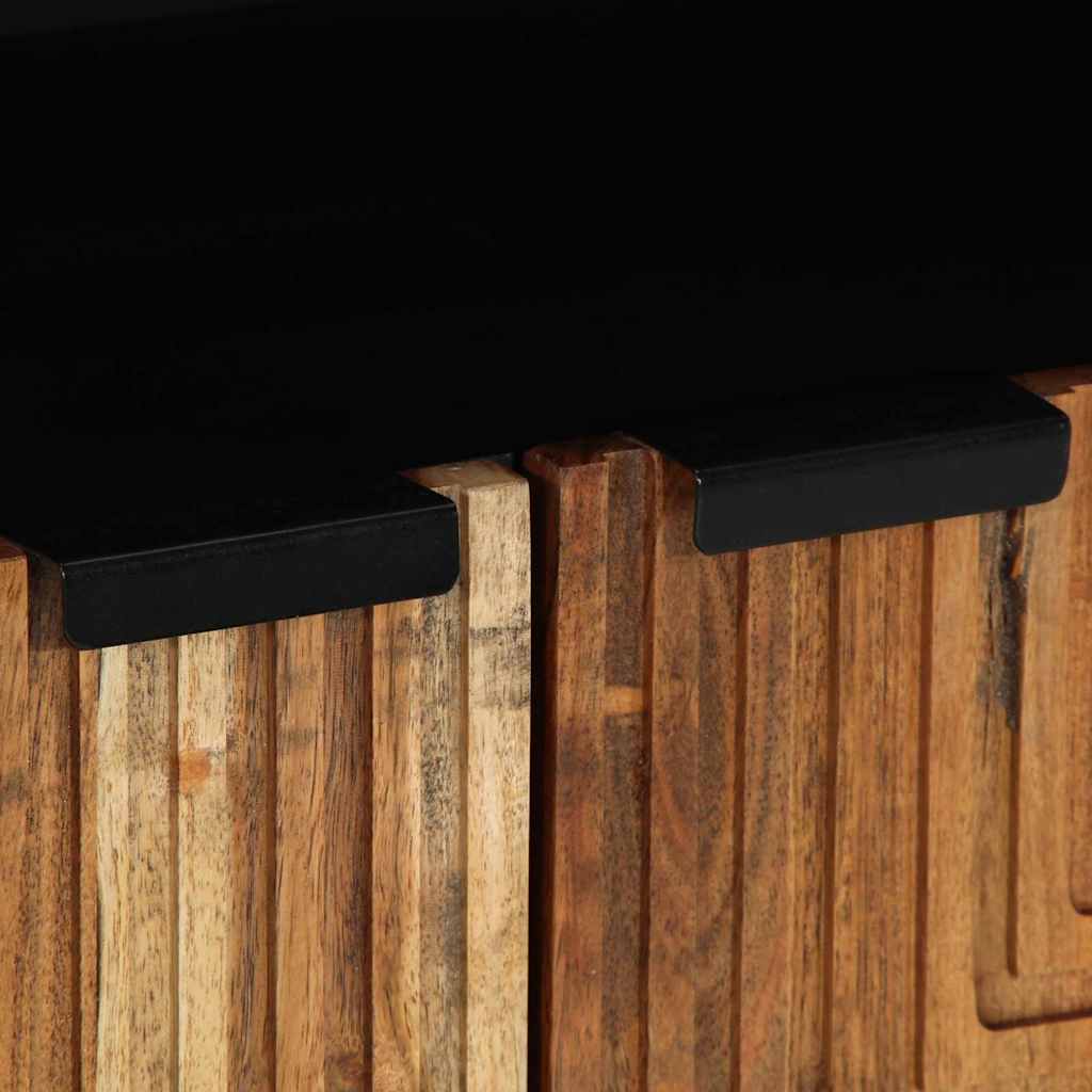 Credenza Marrone 60 x 33 x 75 cm Legno massello di acacia - homemem39