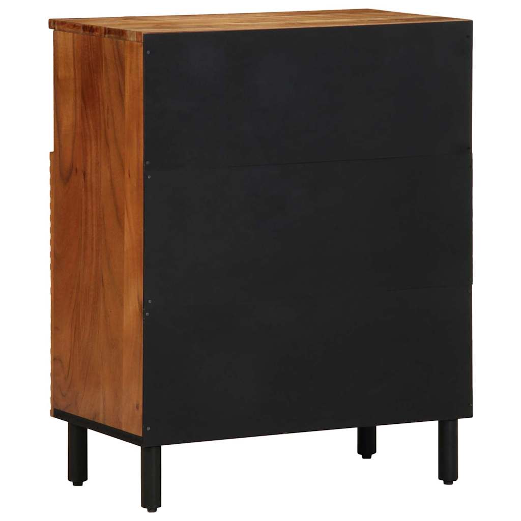 Credenza Marrone 60 x 33 x 75 cm Legno massello di acacia - homemem39