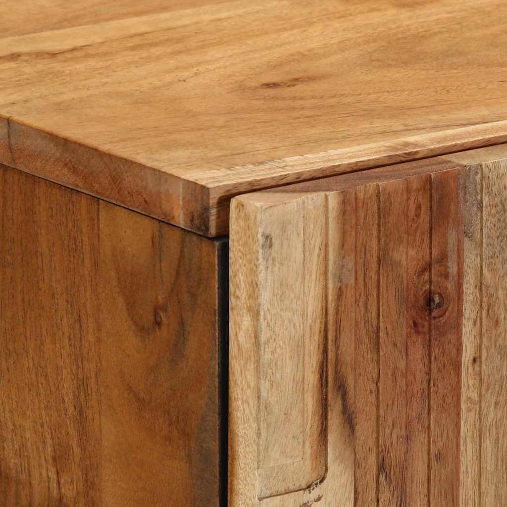 Highboard Marrone 60 x 33 x 100 cm Legno massello di acacia - homemem39