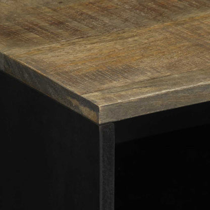 Comodino Grigio Chiaro 50x33x60 cm in Legno Massello di Mango | homemem39