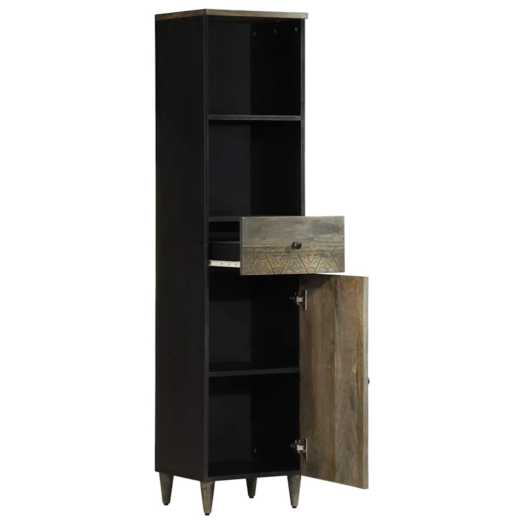 Mobile da Bagno 38x33x160 cm in Legno Massello di Mango | homemem39