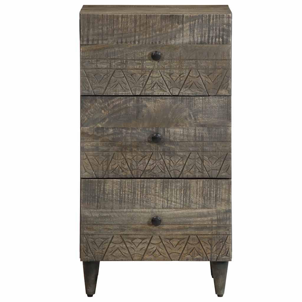 Credenza 40x33x75 cm in Legno Massello di Mango - homemem39