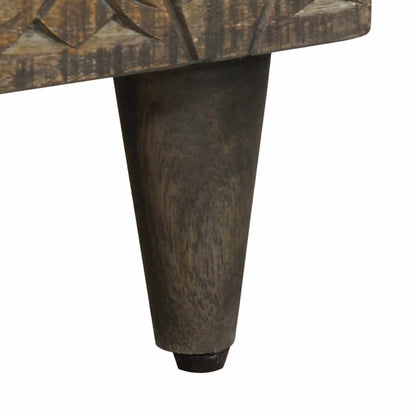 Credenza 40x33x75 cm in Legno Massello di Mango - homemem39