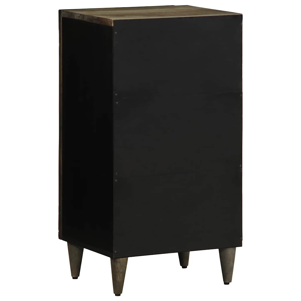 Credenza 40x33x75 cm in Legno Massello di Mango - homemem39