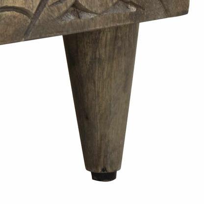 Credenza 40x33x75 cm in Legno Massello di Mango - homemem39