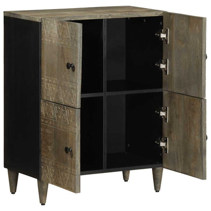 Credenza 60x33x75 cm in Legno Massello di Mango - homemem39