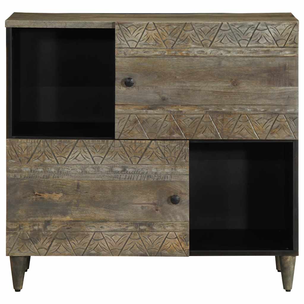 Credenza 80x33x75 cm in Legno Massello di Mango - homemem39