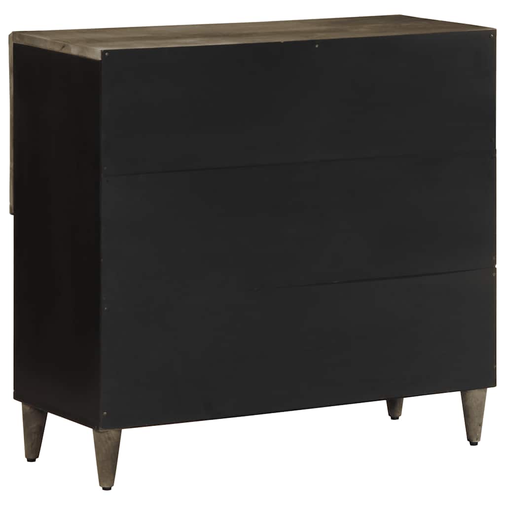 Credenza 80x33x75 cm in Legno Massello di Mango - homemem39