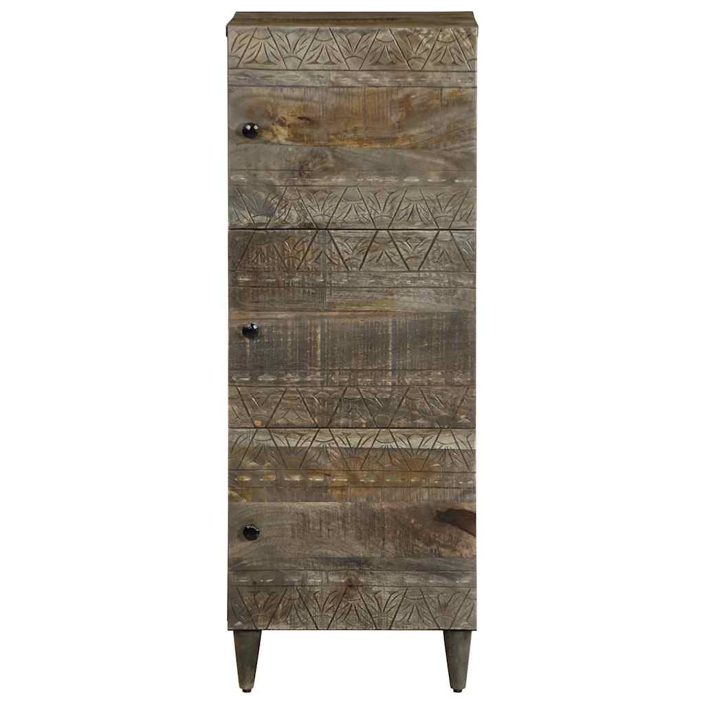 Credenza 40x33x110 cm in Legno Massello di Mango - homemem39