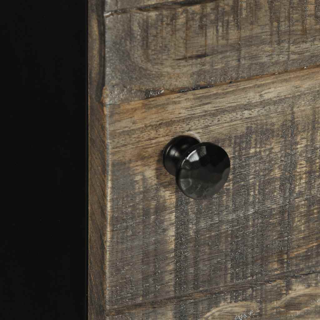 Credenza 40x33x110 cm in Legno Massello di Mango - homemem39