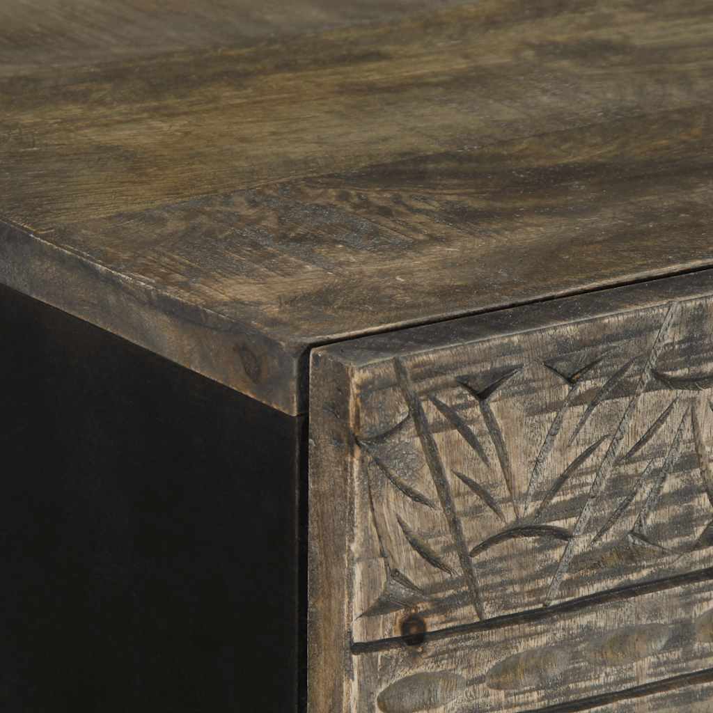 Credenza 60x33x100 cm in Legno Massello di Mango - homemem39