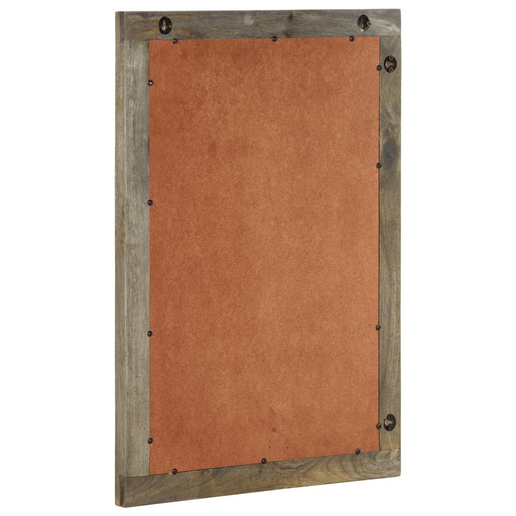 Specchio da Bagno 50x2,5x70 cm in Legno Massello di Mango | homemem39