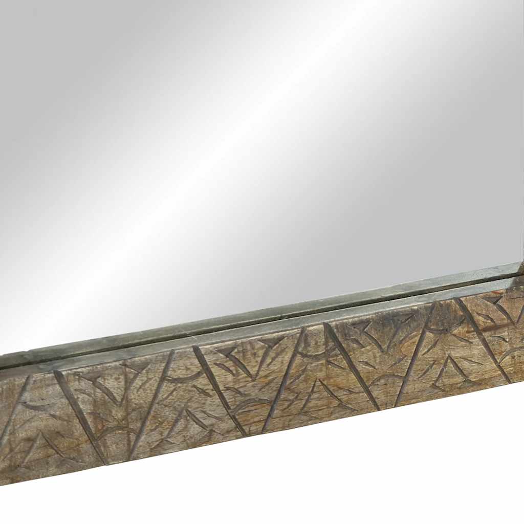 Specchio da Bagno 50x2,5x70 cm in Legno Massello di Mango | homemem39
