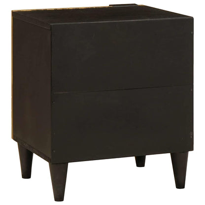 Armadio da Notte Nero e Oro 40 x 33,5 x 46 cm | homemem39