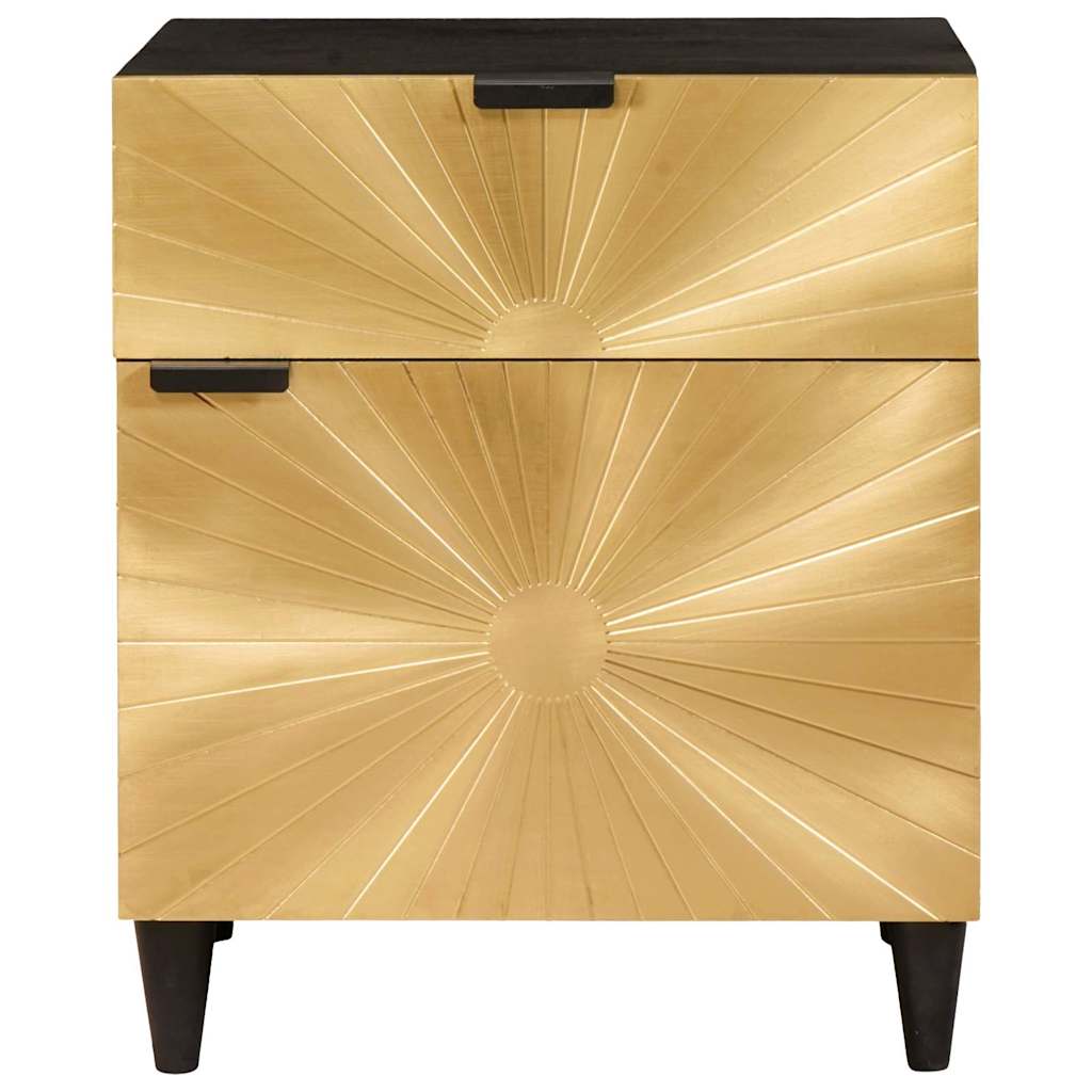 Comodino con cassetto 50 x 33 x 60 cm Legno di mango massello | homemem39