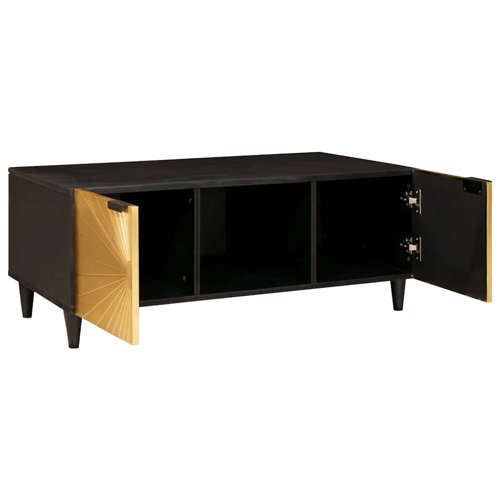 Tavolino da salotto Nero e Oro 100 x 54 x 40 cm | homemem39