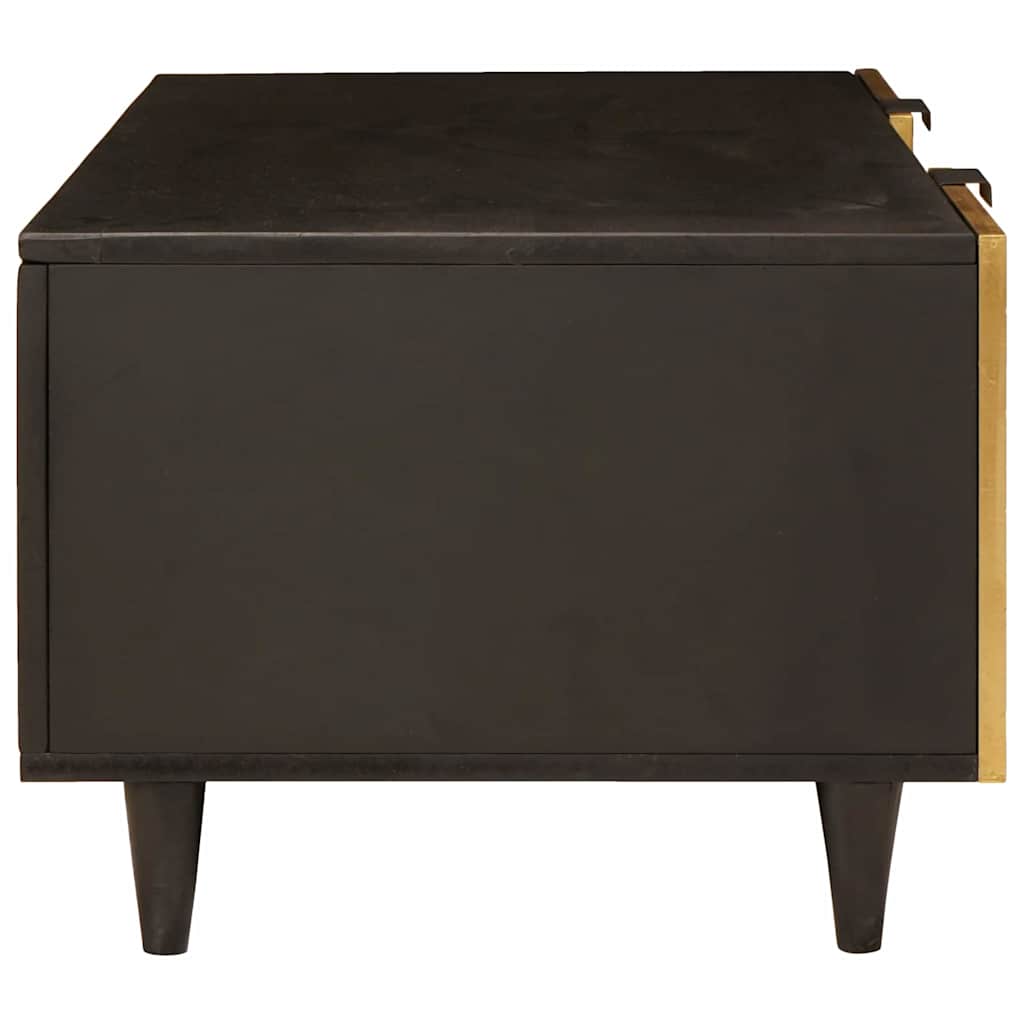 Tavolino da salotto Nero e Oro 100 x 54 x 40 cm | homemem39