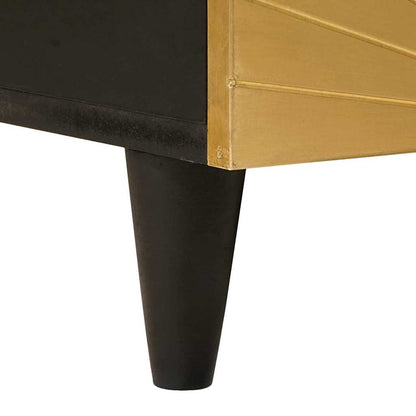 Tavolino da salotto Nero e Oro 40 x 33 x 46 cm | homemem39
