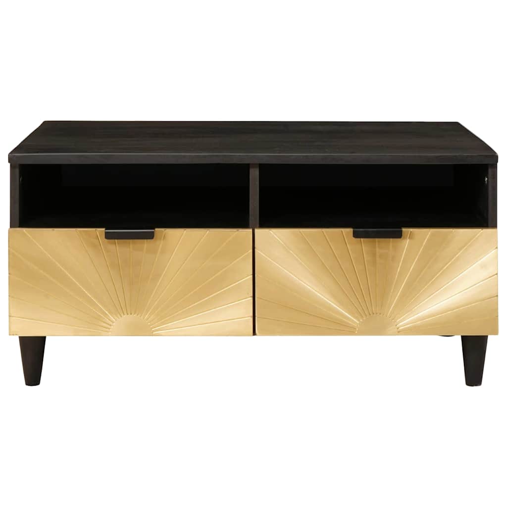 Tavolino da salotto Nero e Oro 40 x 33 x 46 cm | homemem39