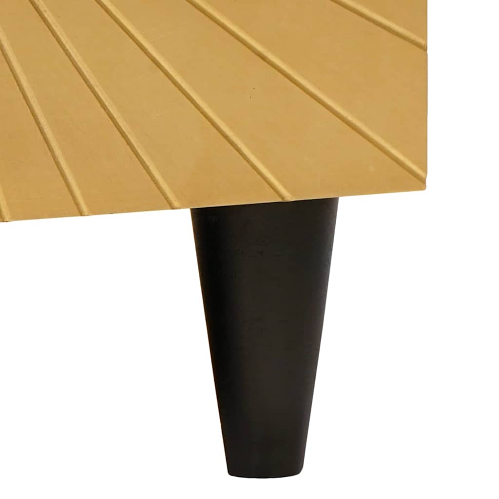 Credenza Nero e Oro 60 x 33 x 75 cm Legno di mango massello | homemem39