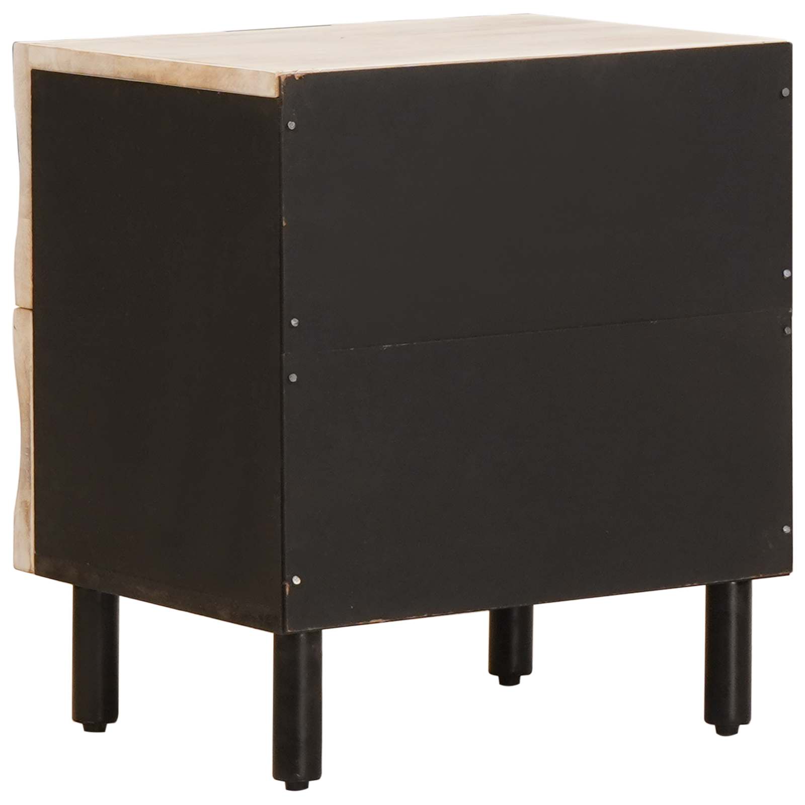 Armadio da Notte con cassetto 2 pcs Bianco 40 x 33 x 46 cm | homemem39
