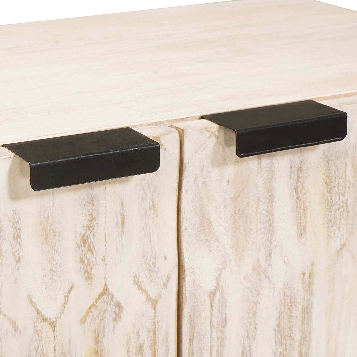 Credenza Finitura Bianco Lavato 60 x 33 x 75 cm | homemem39