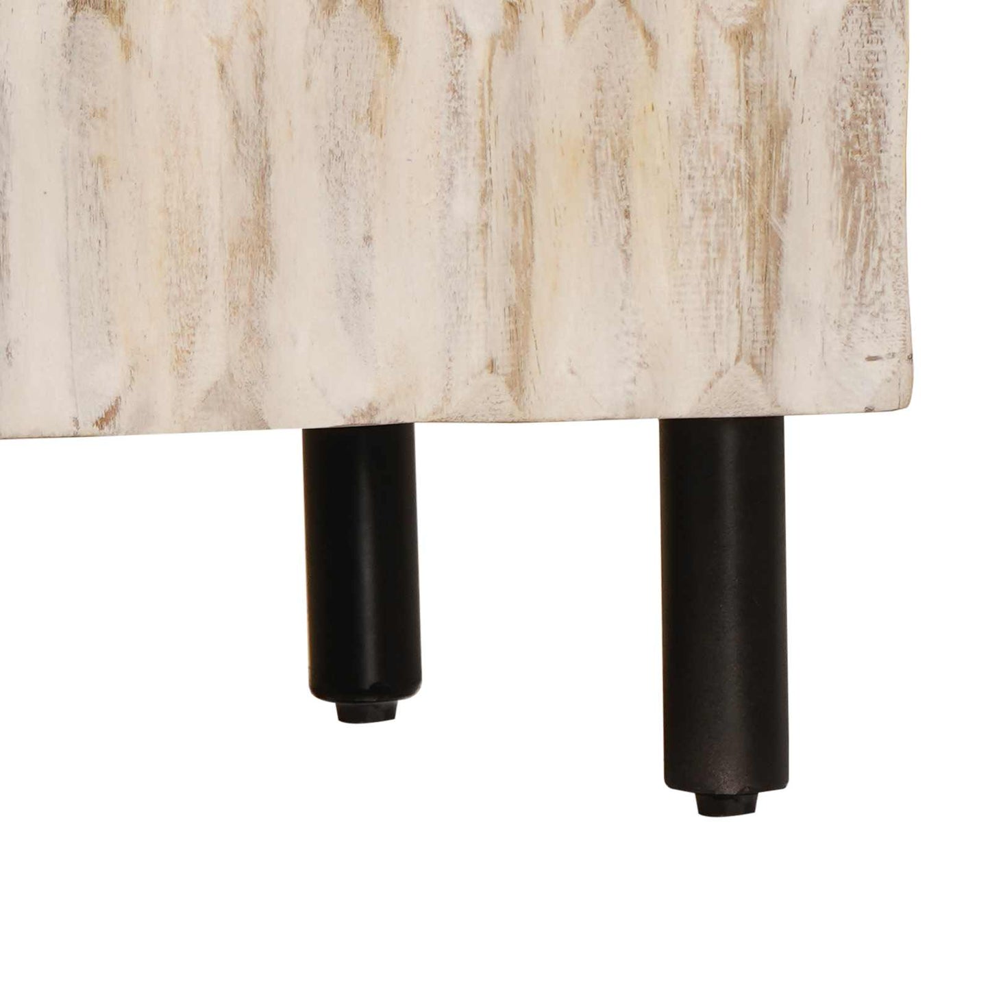 Credenza Finitura Bianco Lavato 60 x 33 x 75 cm | homemem39